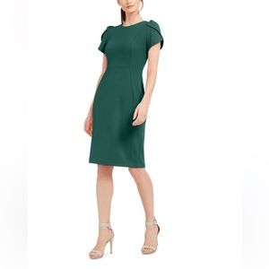 Tulip Sleeve Dress by Calvin Klein